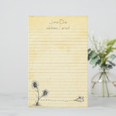 Personalisierte Stationäre Briefpapier (Stehend Vorderseite)