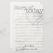 Personalisierte Stationäre Briefpapier (Vorne/Hinten)