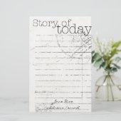 Personalisierte Stationäre Briefpapier (Stehend Vorderseite)