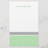 Personalisierte Stationäre Hochzeit Dankeschön Hin Briefpapier (Vorderseite)