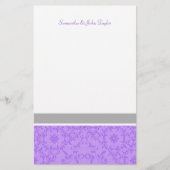 Personalisierte Stationäre Hochzeit Dankeschön Hin Briefpapier (Vorderseite)