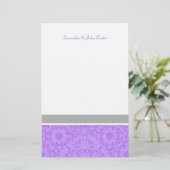 Personalisierte Stationäre Hochzeit Dankeschön Hin Briefpapier (Stehend Vorderseite)