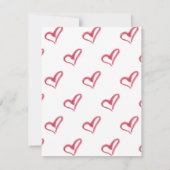 Personalisierte Stationerie für das gestrichene He Mitteilungskarte (Rückseite)