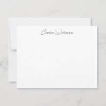 Personalisierte Stationerie für  Handschrift in Sc