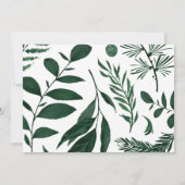 Personalisierte Stationery-Flachkarte für den Wild Mitteilungskarte (Rückseite)