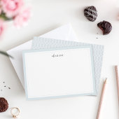 Personalisierte Stationery-Flat mit einfachem Himm Mitteilungskarte