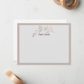 Personalisierte Stationery Wild Meadow Flat Card Mitteilungskarte (Vorderseite/Rückseite Beispiel)