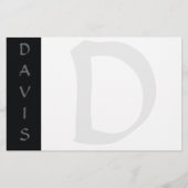 Personalisierte Stationierung oder Einladung Briefpapier (Vorderseite)