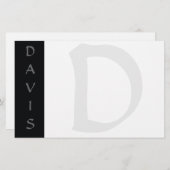 Personalisierte Stationierung oder Einladung Briefpapier (Vorne/Hinten)