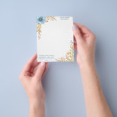 Personalisierte Stationierung | Schrift | Wasserfa Flyer (Gruppe)