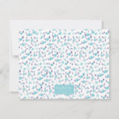 Personalisierte Stationierung von Blue Russian Cat Mitteilungskarte (Rückseite)