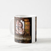 Personalisierte steampunk Maschinerie Kaffeetasse (Vorderseite Links)