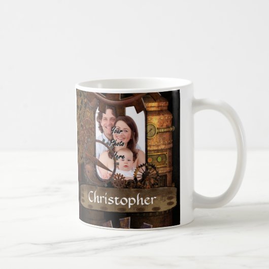 Personalisierte steampunk Maschinerie Kaffeetasse (Rechts)
