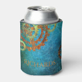 Personalisierte Steampunk-Uhrwerk Dosenkühler (Kanne Vorderseite)