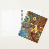 Personalisierte Steampunk-Uhrwerk Planer (Anzeige)