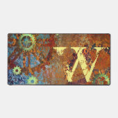 Personalisierte Steampunk-Uhrwerk Schreibtischunterlage (Vorderseite)