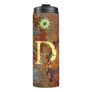 Personalisierte Steampunk-Uhrwerk Thermosbecher
