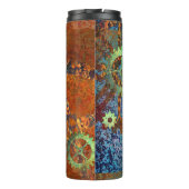 Personalisierte Steampunk-Uhrwerk Thermosbecher (Rückseite)