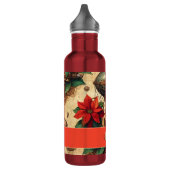 Personalisierte Steampunkfluggesellschaft mit Poin Edelstahlflasche (Links)