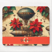 Personalisierte Steampunkfluggesellschaft mit Poin Mousepad (Vorne)