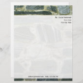 Personalisierte Steinmauer mit Rücksendeadresse Briefbogen (Vorne/Hinten)