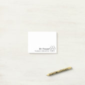 Personalisierte Stellenbeschreibung für Tierärzte Post-it Klebezettel (Auf Schreibtisch)