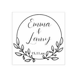 Personalisierte Stempel Vornamen für Ehe