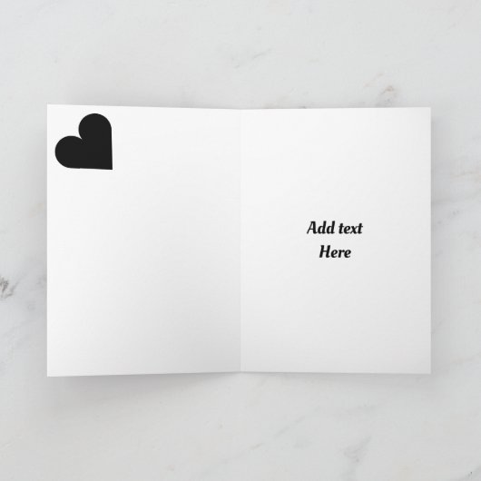 Personalisierte Step-Eltern- oder Kinderkarte Karte (Innenseite)