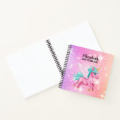 Personalisierte Sterne Sketchbook Notizblock (Innenseite)