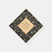 Personalisierte Sternenzeit Serviette (Ecke)