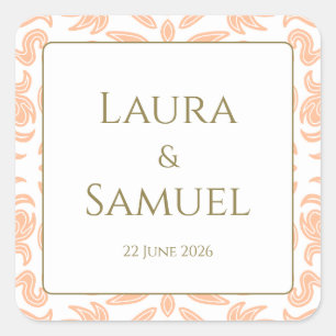 Personalisierte Sticker für die Pfirsichpfirsichpf