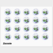 Personalisierte Stickers Lila Lilacs-Aktionskorb (Blatt)