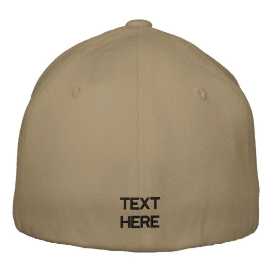 Personalisierte StickHat Bestickte Baseballkappe (Rückseite)