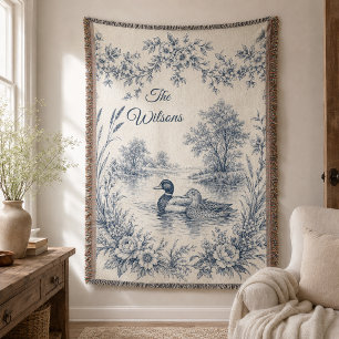 Personalisierte Stockente Decke