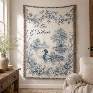 Personalisierte Stockente Decke