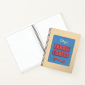 Personalisierte Stoffkunst Notizblock (Innenseite)