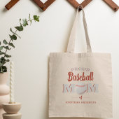 Personalisierte, stolze Baseball-Mama Tragetasche