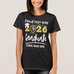 Personalisierte stolze Familien-Abschlussklasse vo T-Shirt