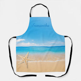 Personalisierte Strand-Schürze Schürze