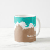 Personalisierte Strände der Paradiesstrandstadt Kaffeetasse (VorderseiteRechts)