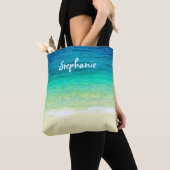 personalisierte Strandgestaltung für tropische Tas Tasche (Von Nahem)