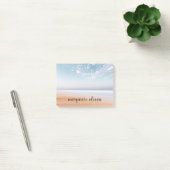 Personalisierte Strandlandschaft Multicolor Post-it Klebezettel (Büro)