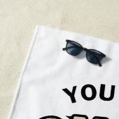 PERSONALISIERTE STRANDSTADT STRANDTUCH (Beispiel)