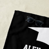 Personalisierte Strandtücher für den Abschluss (Beispiel)