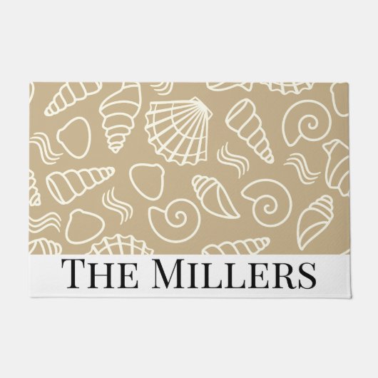 Personalisierte Strandtür Fußmatte (Vorderseite)