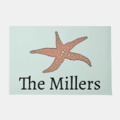 Personalisierte Strandtür Fußmatte (Vorderseite)