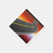 Personalisierte Straßenfahrt Sunset Highway Napkin Serviette (Ecke)