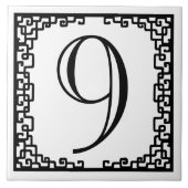 Personalisierte Straßennummer des Arbeitsrahmens f Fliese (Vorderseite)