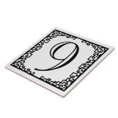 Personalisierte Straßennummer des Arbeitsrahmens f Fliese (Seite)