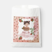 Personalisierte Strawberry Baby Dusche Goodie Bag Geschenktütchen (Vorderseite)